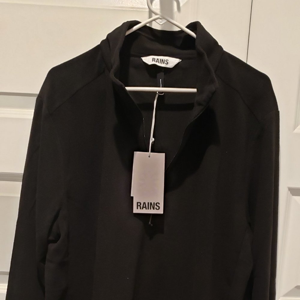 NWT: RAINS Fleece Half Zip Pullover Sizes Large and XL